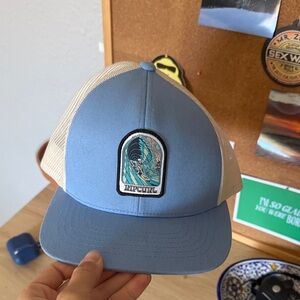 Rip Curl Ocean Wave Blue and Tan Cap